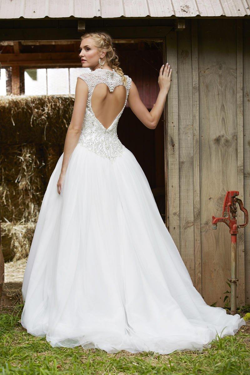 Heart Shaped Keyhole Back Ballgown Style 10463 Size 10 Pomp and Port