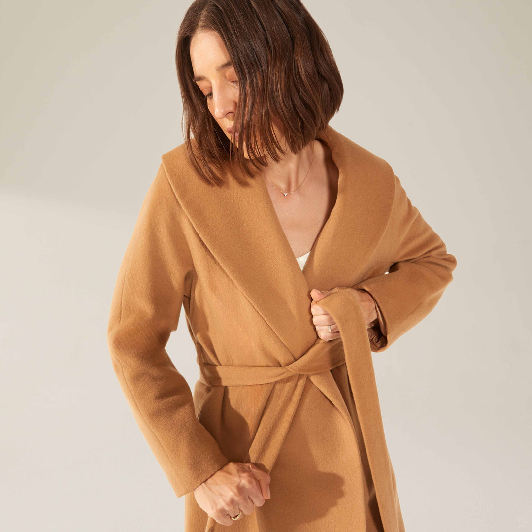 Brigette Cashmere-Wool Robe by Italic