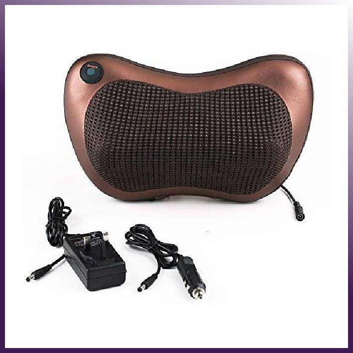 Back and Neck Massage Pillow w/Heat by eterus