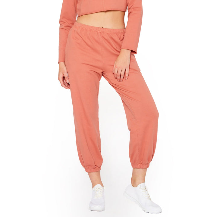 Essential French Terry Sweatpants In Rose