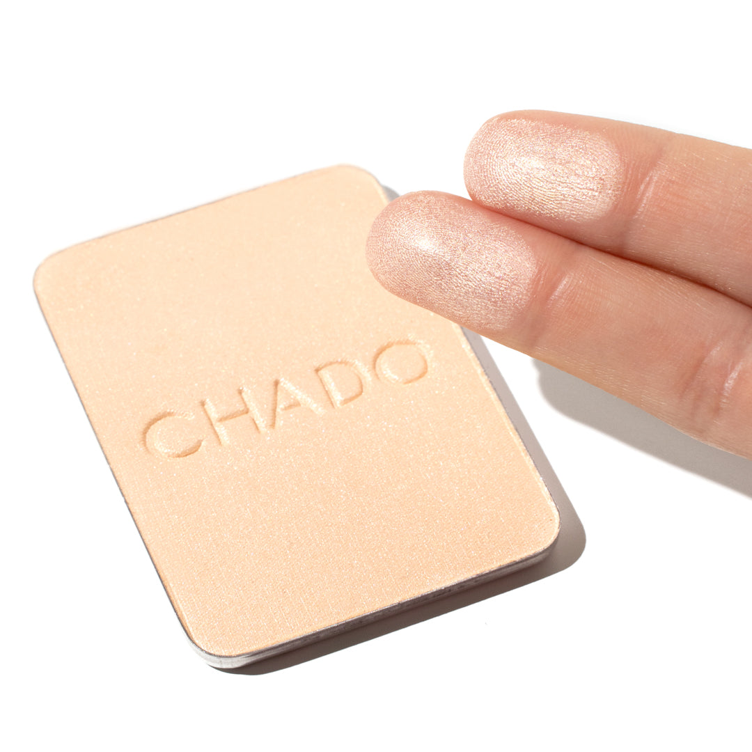 Poudre Scintillante - Highlighter | Long-Lasting, Natural, & Subtle Glow | Face and Body Highlight Powder Refill | Sebum Absorbing Action | Cruelty Free by CHADO Cosmetics