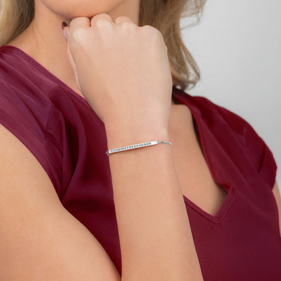 Arvo Clear Gem Bracelet - Stainless by Arvo