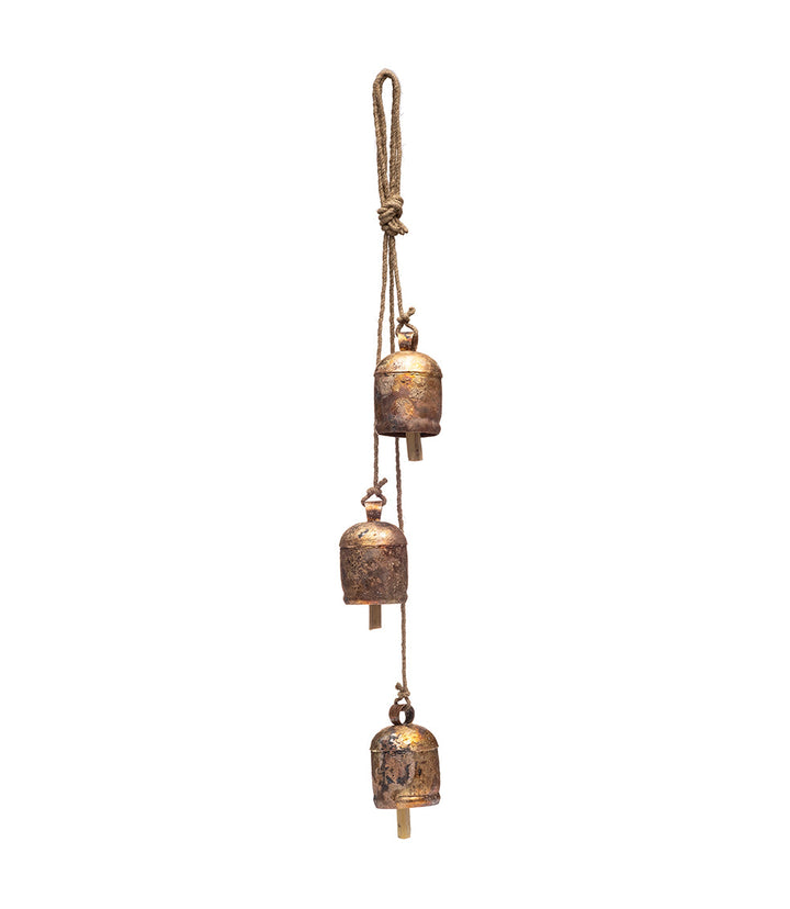 Rustic Wind Chime Medium Cascading Bells - Garden, Patio by Matr Boomie