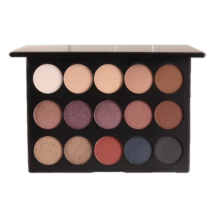 15 Shade Powdered Eyeshadow Palette by Aniise