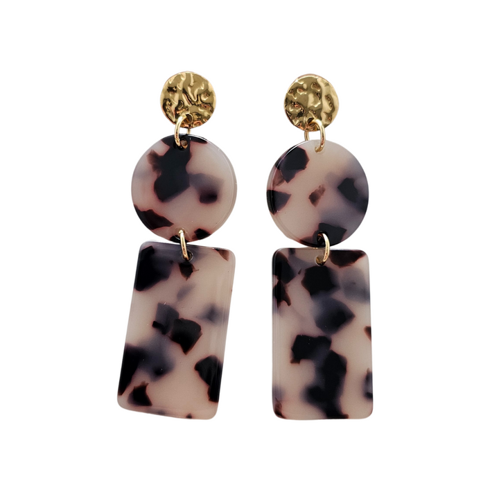 Nora Earrings - Blonde Tortoise by Spiffy & Splendid