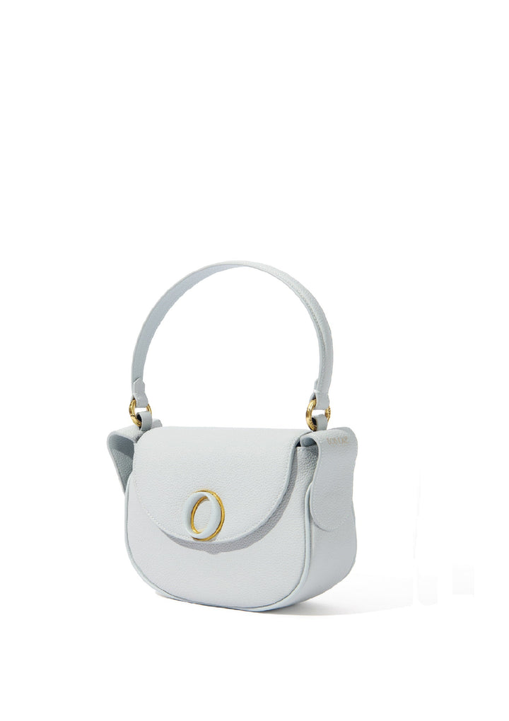 Minako Leather Bag, Light Blue by Bob Oré