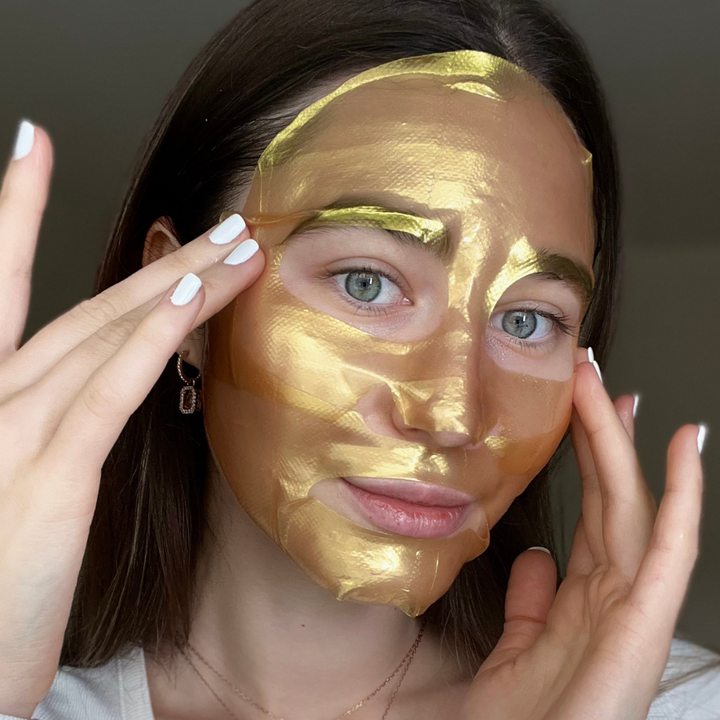 24K Gold Hydrogel Face Mask by ZAQ Skin & Body