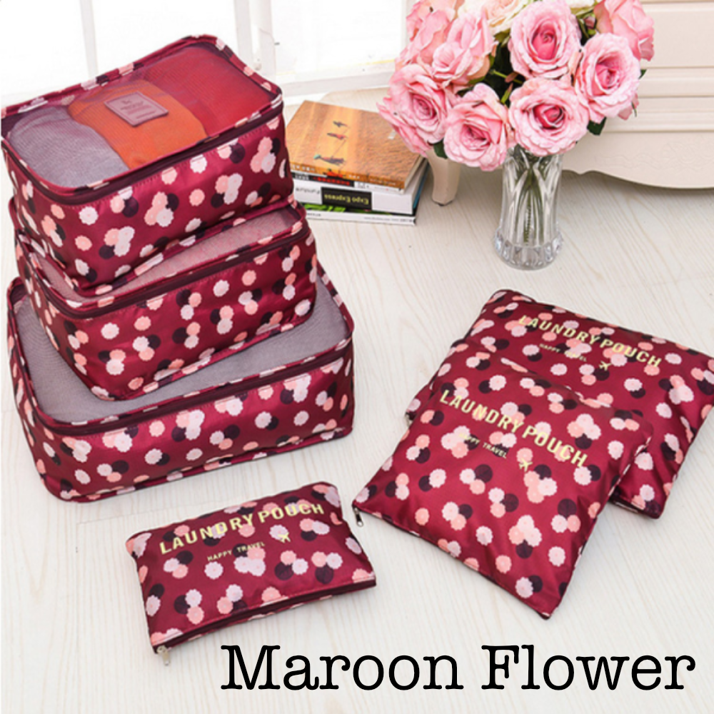 6 Piece Travel Organizer by Poppy Lee Lane