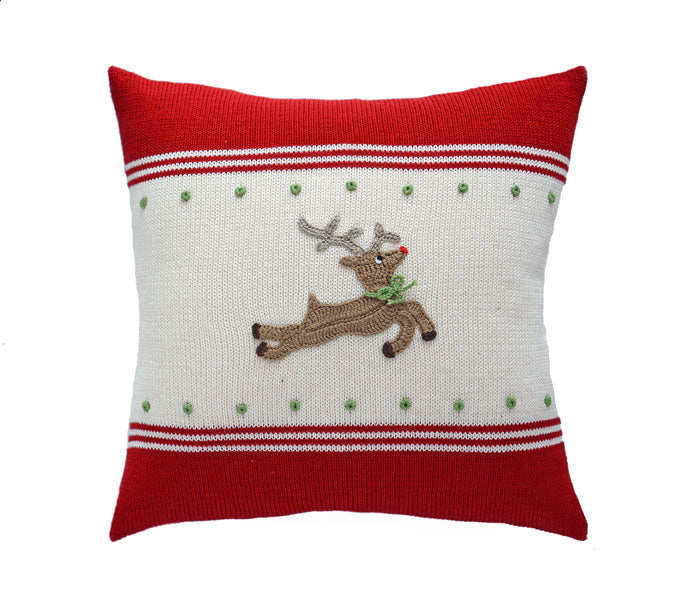 Reindeer 14" Pillow by Melange Collection