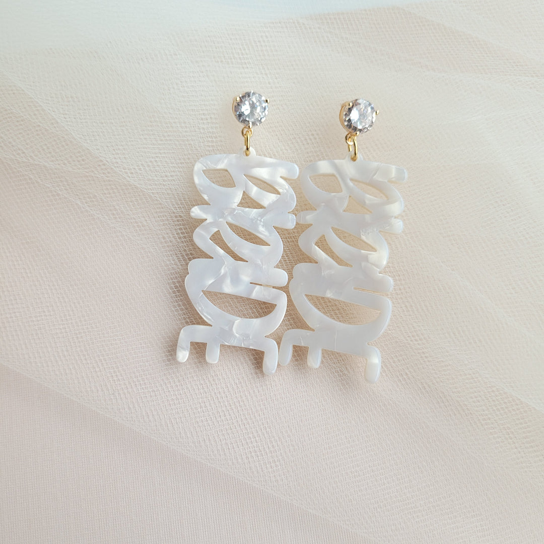 Bride Earrings by Spiffy & Splendid