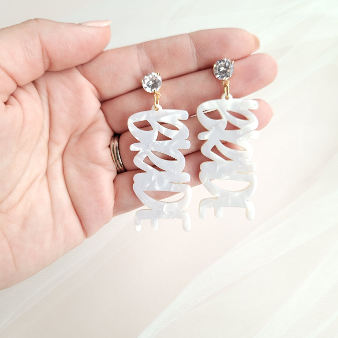 Bride Earrings by Spiffy & Splendid