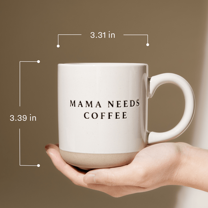 Mama Needs 14oz. Coffee Stoneware Coffee Mug by Sweet Water Decor