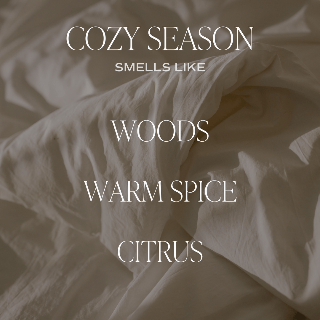 Cozy Season Soy Candle - Tan Matte Jar - 15 oz by Sweet Water Decor