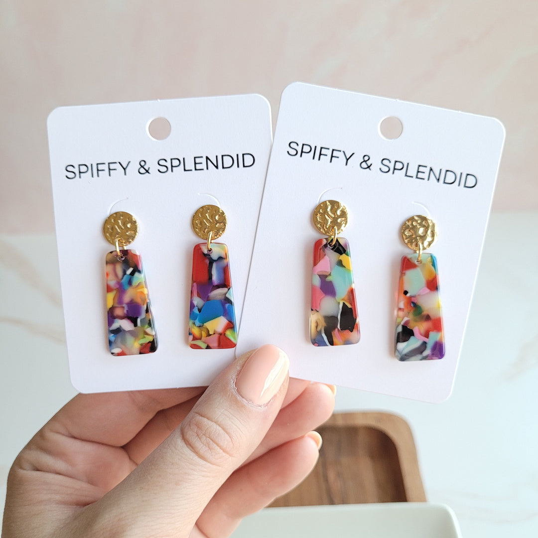 Mia Mini Earrings - Fiesta by Spiffy & Splendid