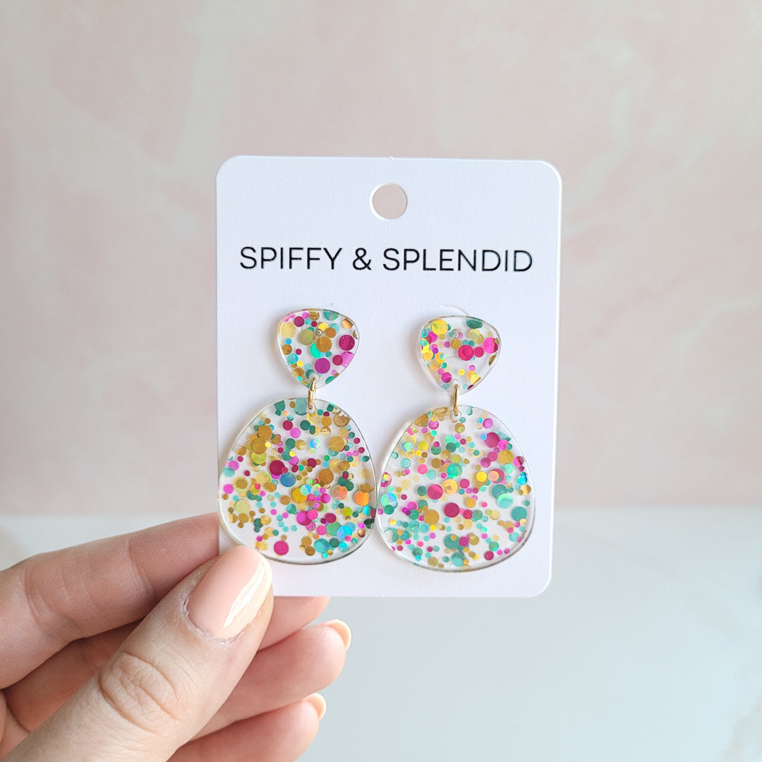 Penelope Earrings - Confetti by Spiffy & Splendid