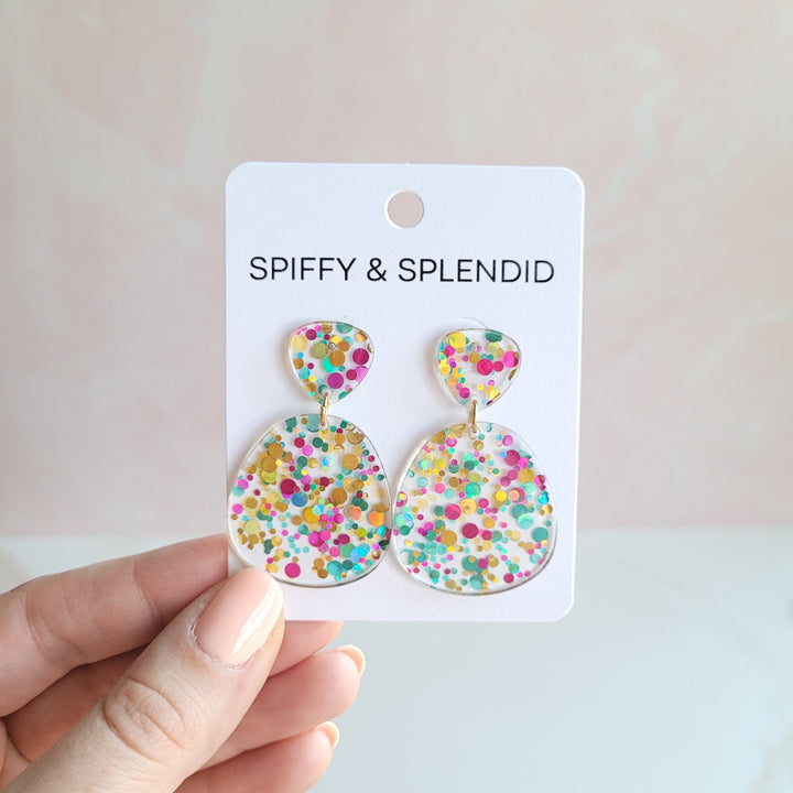 Penelope Earrings - Confetti by Spiffy & Splendid