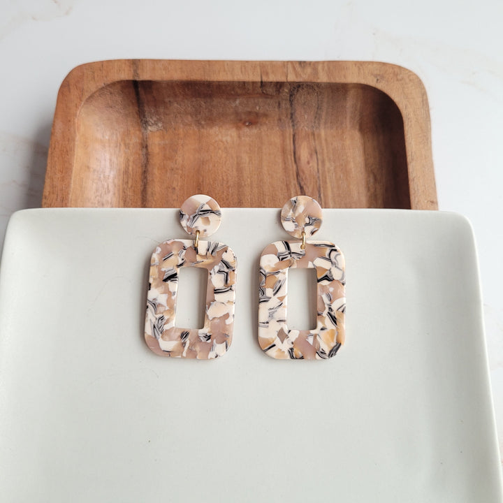 Margot Earrings - Sandstone by Spiffy & Splendid