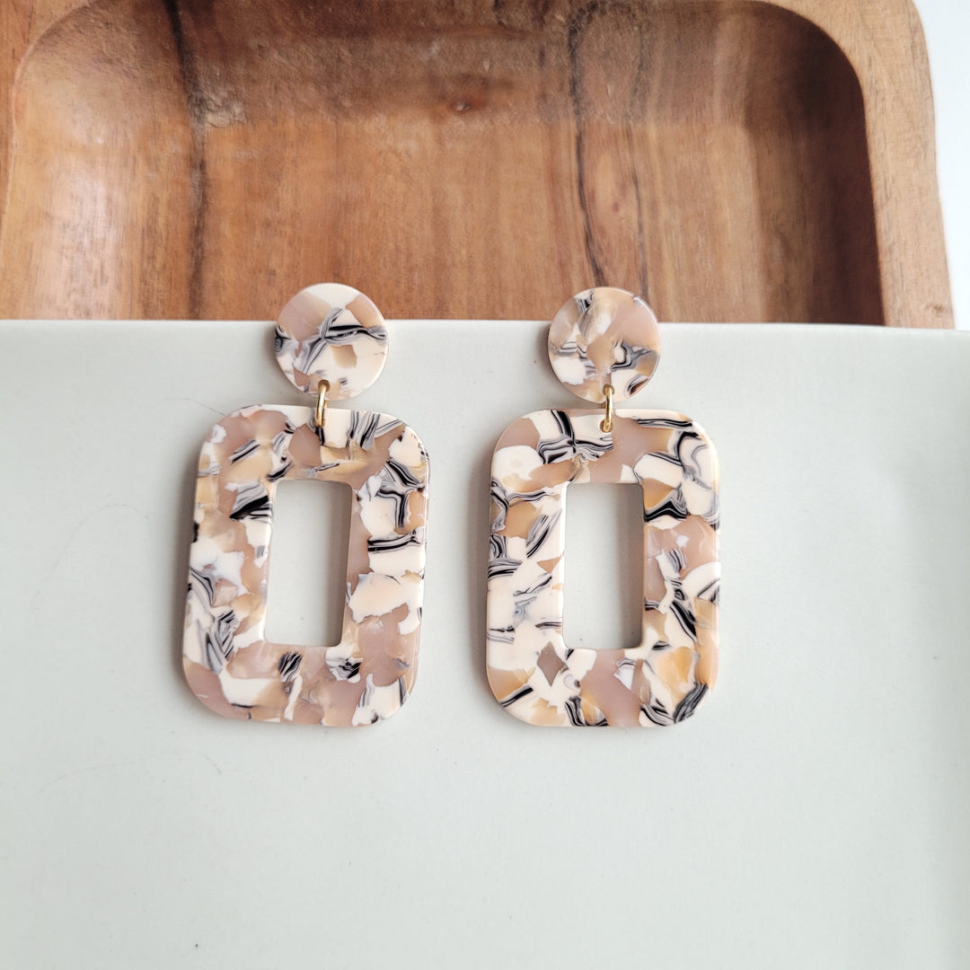 Margot Earrings - Sandstone by Spiffy & Splendid