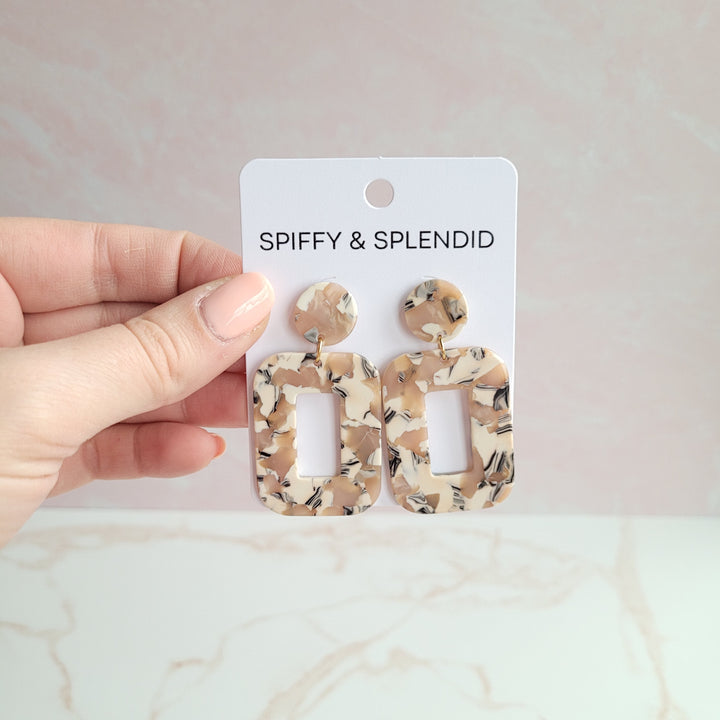 Margot Earrings - Sandstone by Spiffy & Splendid