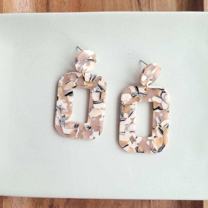 Margot Earrings - Sandstone by Spiffy & Splendid