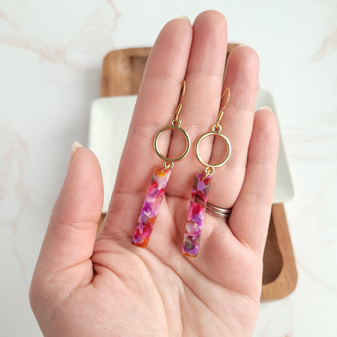 Isabella Earrings - Paradise Pink by Spiffy & Splendid