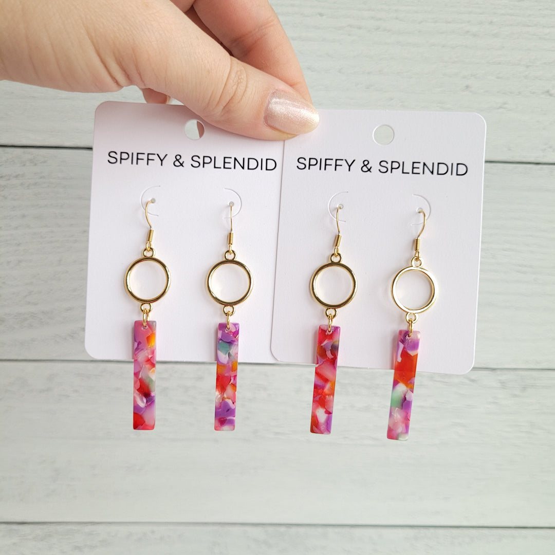 Isabella Earrings - Paradise Pink by Spiffy & Splendid