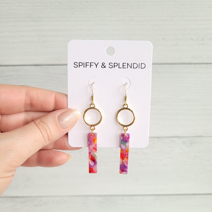 Isabella Earrings - Paradise Pink by Spiffy & Splendid