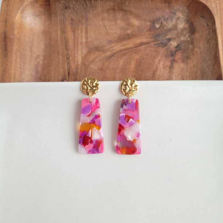 Mia Mini Earrings - Paradise Pink by Spiffy & Splendid