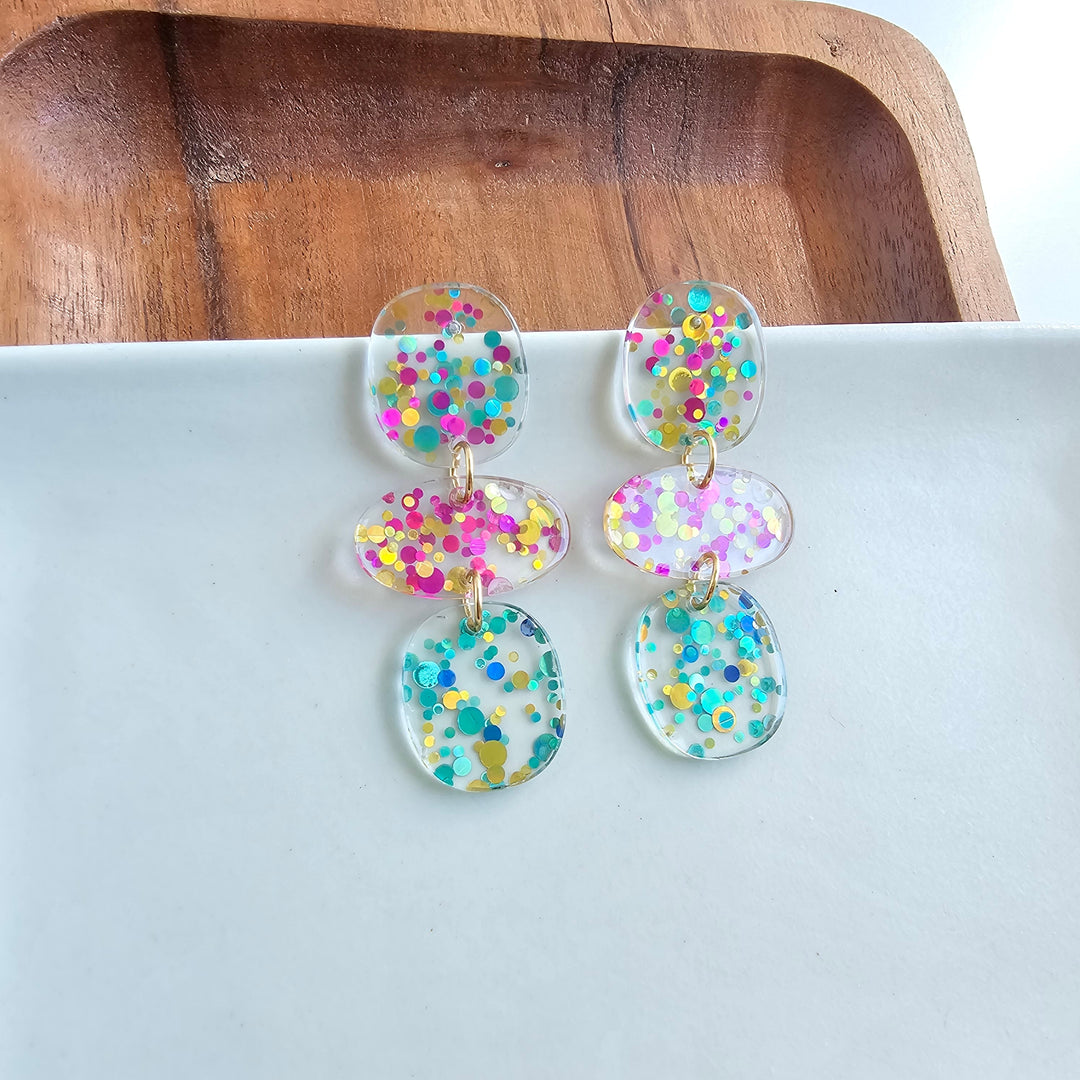 Florence Earrings - Confetti by Spiffy & Splendid