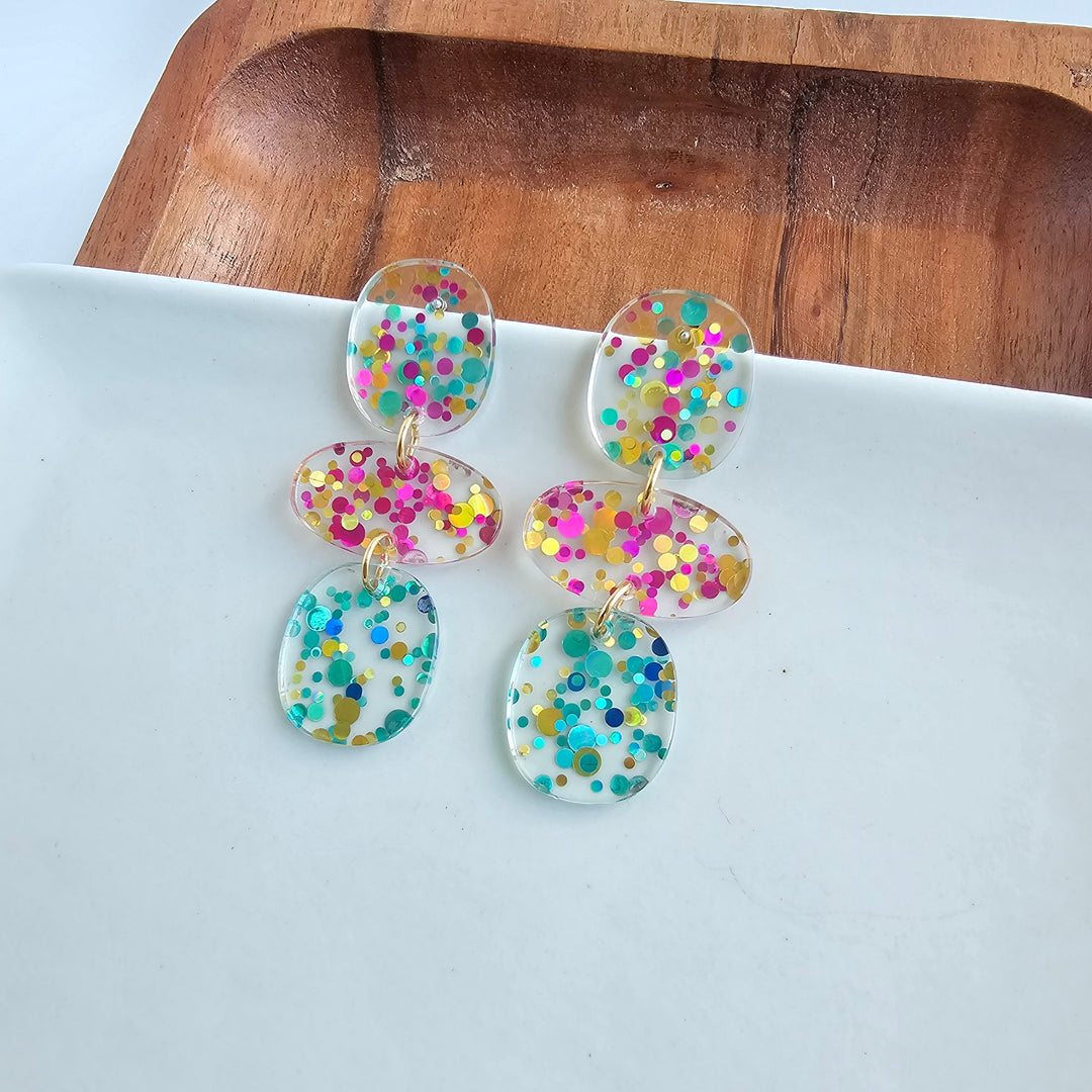 Florence Earrings - Confetti by Spiffy & Splendid