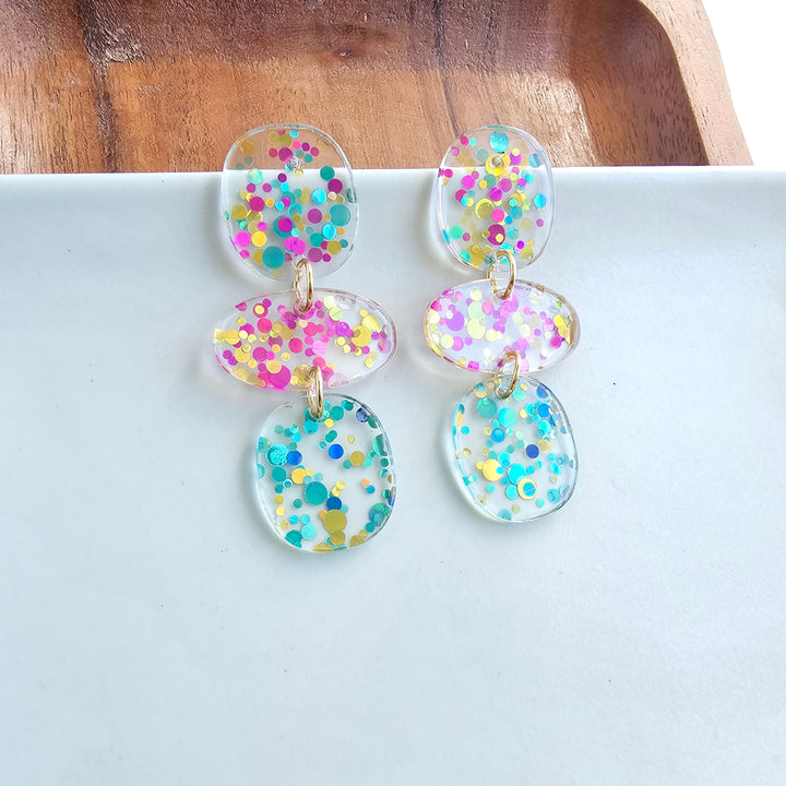 Florence Earrings - Confetti by Spiffy & Splendid