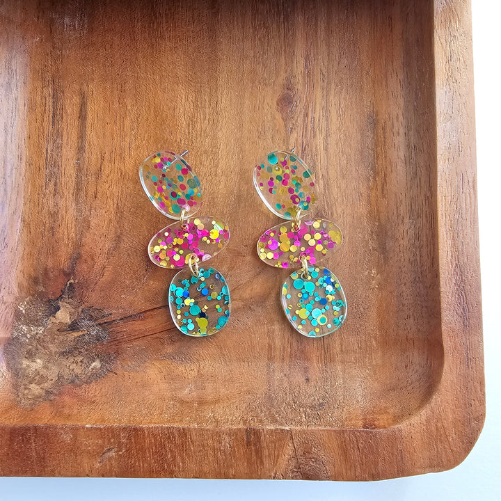 Florence Earrings - Confetti by Spiffy & Splendid