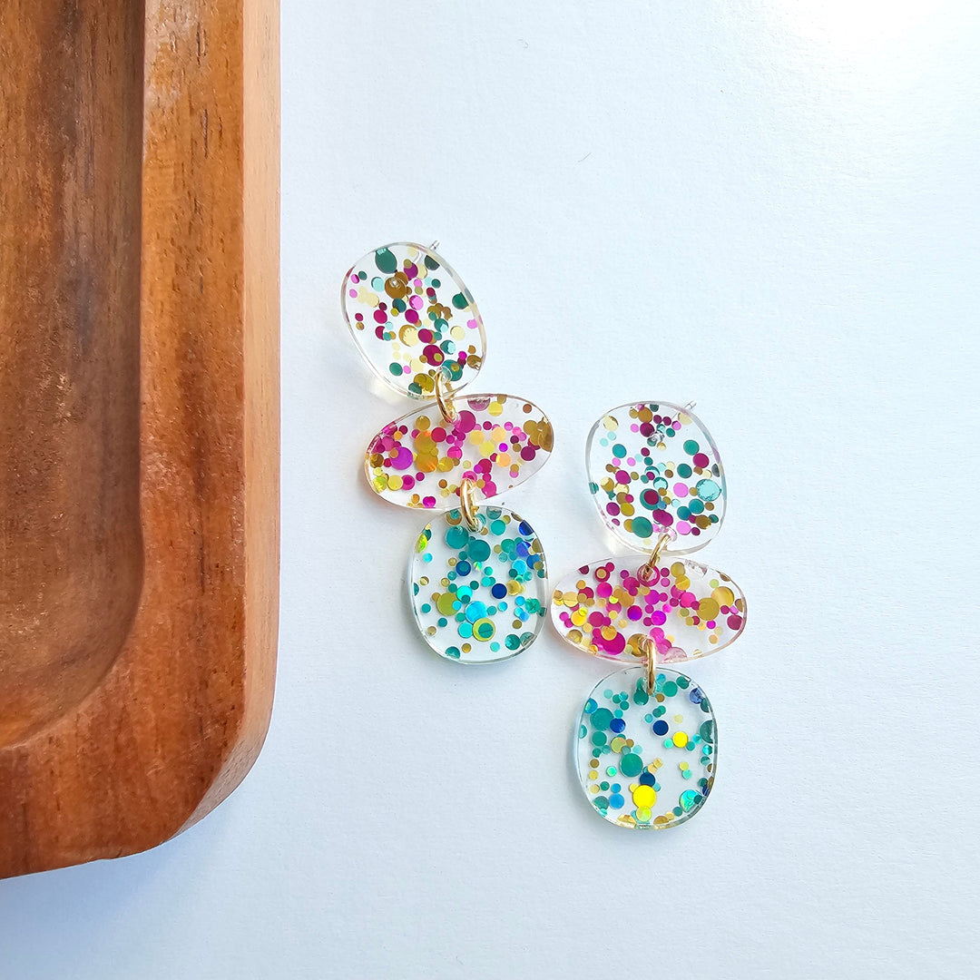 Florence Earrings - Confetti by Spiffy & Splendid