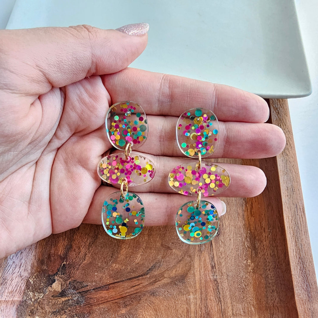 Florence Earrings - Confetti by Spiffy & Splendid