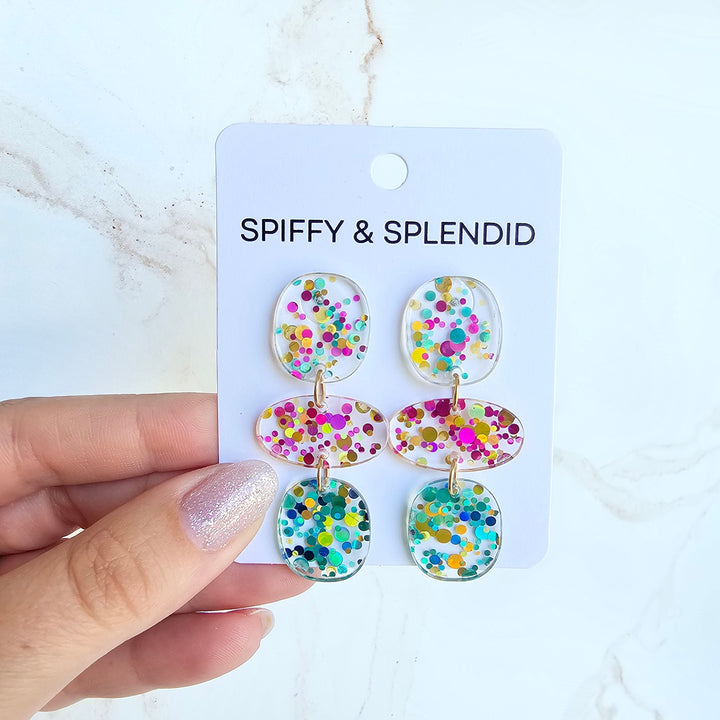 Florence Earrings - Confetti by Spiffy & Splendid