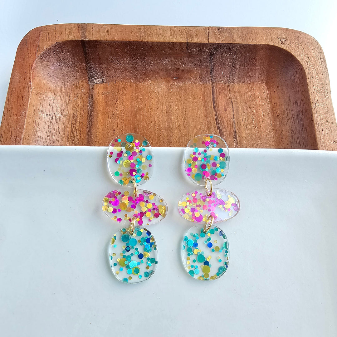 Florence Earrings - Confetti by Spiffy & Splendid