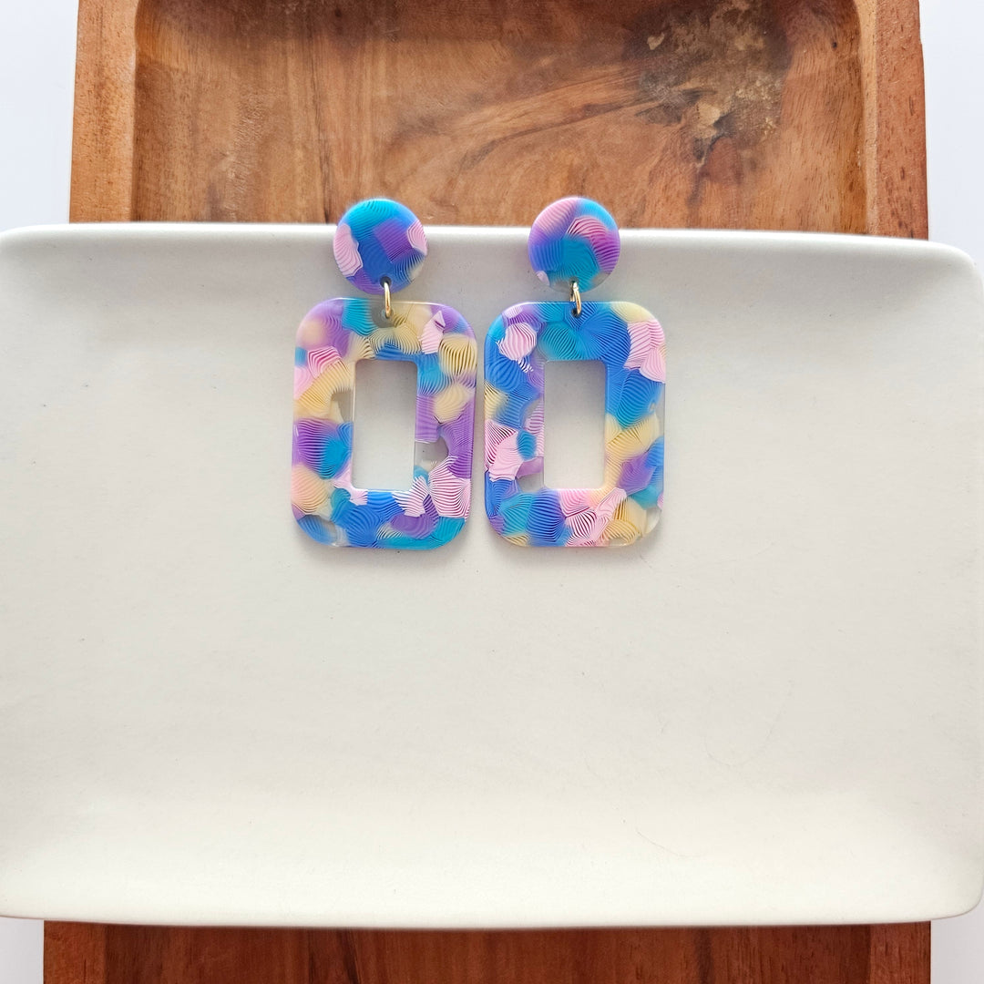 Margot Earrings - Watercolor by Spiffy & Splendid