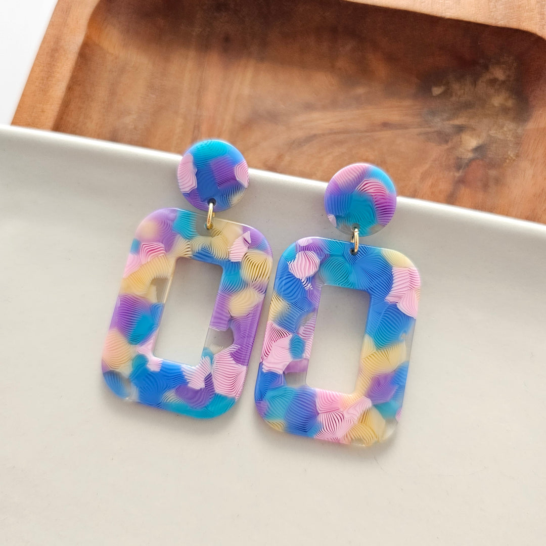 Margot Earrings - Watercolor by Spiffy & Splendid