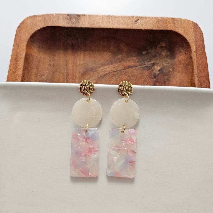 Nora Earrings - Iridescent Pastel by Spiffy & Splendid