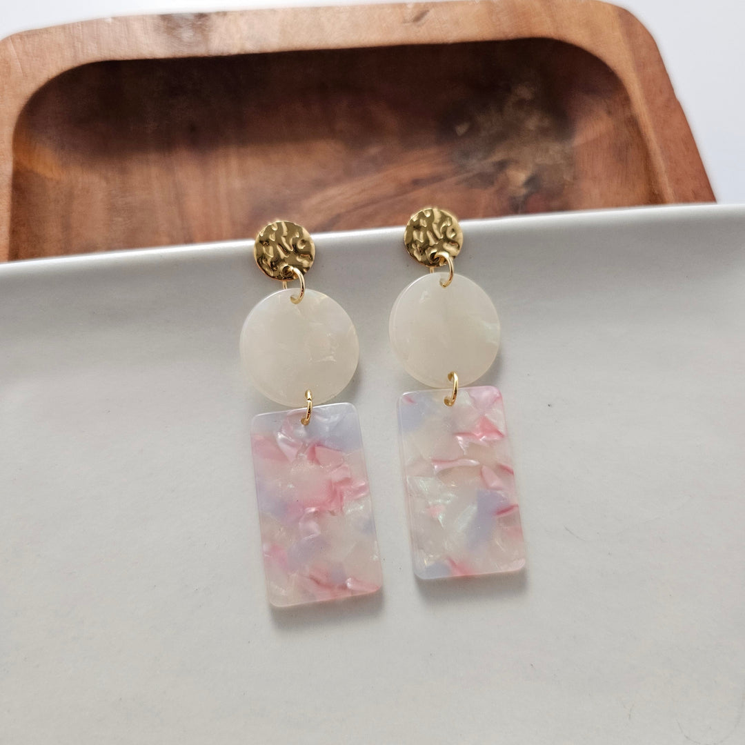 Nora Earrings - Iridescent Pastel by Spiffy & Splendid