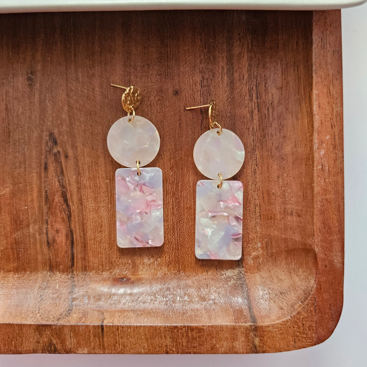 Nora Earrings - Iridescent Pastel by Spiffy & Splendid