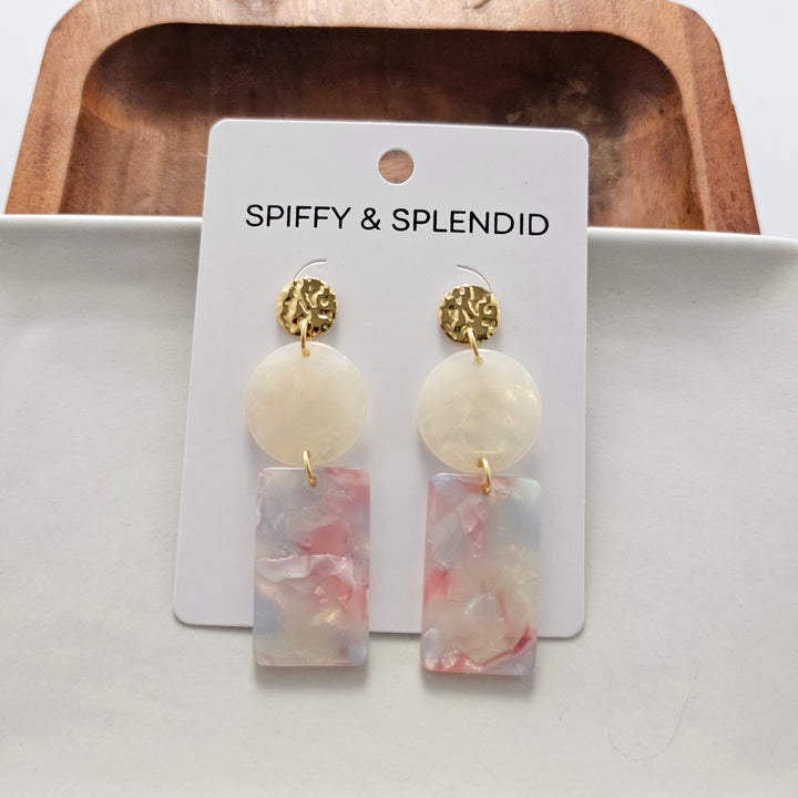 Nora Earrings - Iridescent Pastel by Spiffy & Splendid