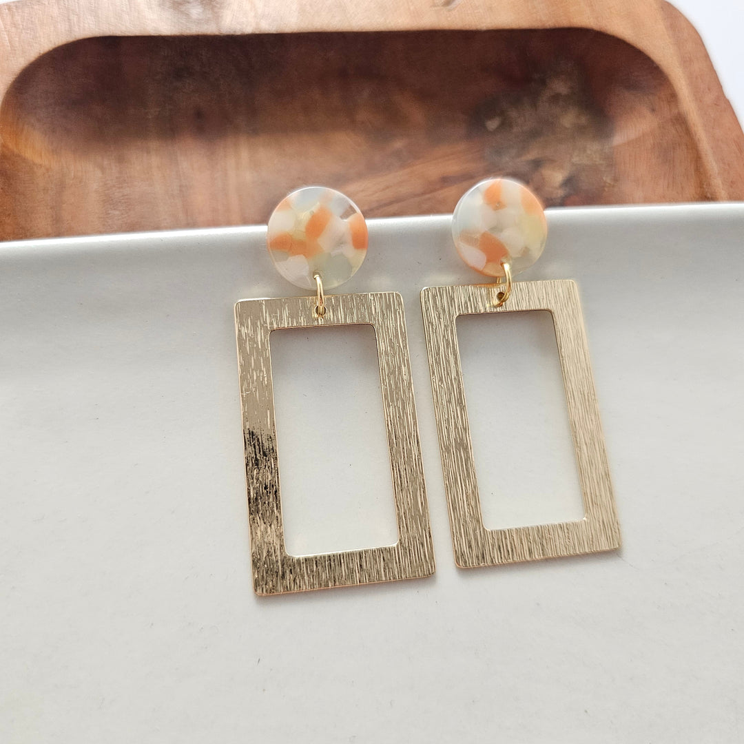 Rebecca Earrings - Orange Dream by Spiffy & Splendid