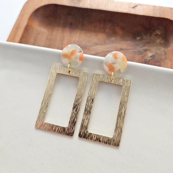 Rebecca Earrings - Orange Dream by Spiffy & Splendid