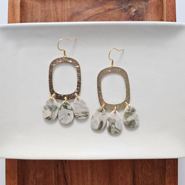 Ophelia Earrings - Sage by Spiffy & Splendid