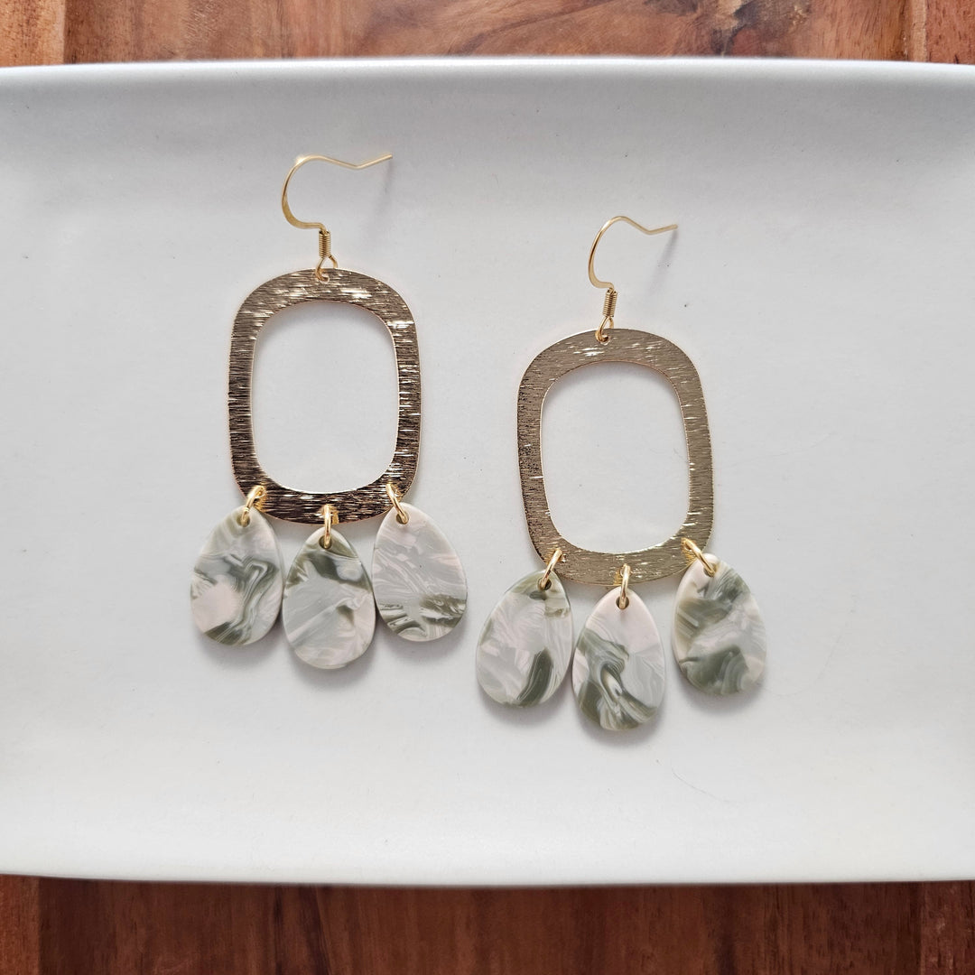 Ophelia Earrings - Sage by Spiffy & Splendid