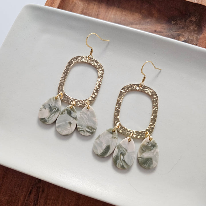 Ophelia Earrings - Sage by Spiffy & Splendid