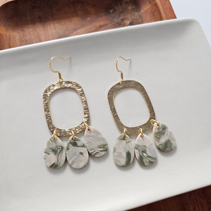 Ophelia Earrings - Sage by Spiffy & Splendid