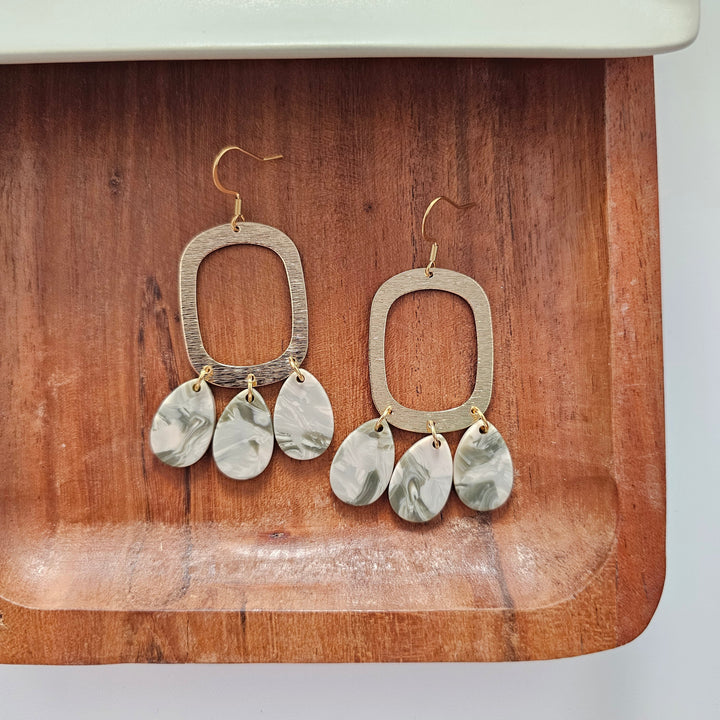 Ophelia Earrings - Sage by Spiffy & Splendid