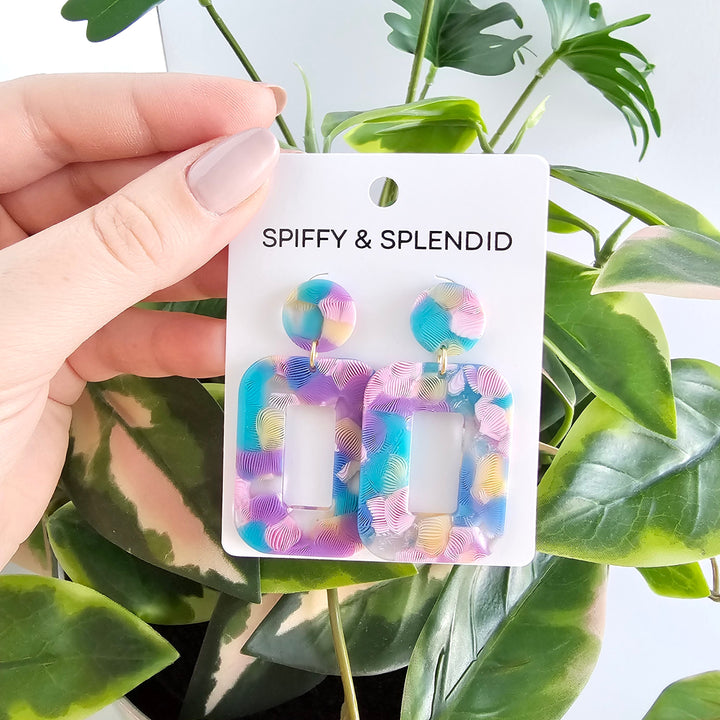 Margot Earrings - Watercolor by Spiffy & Splendid